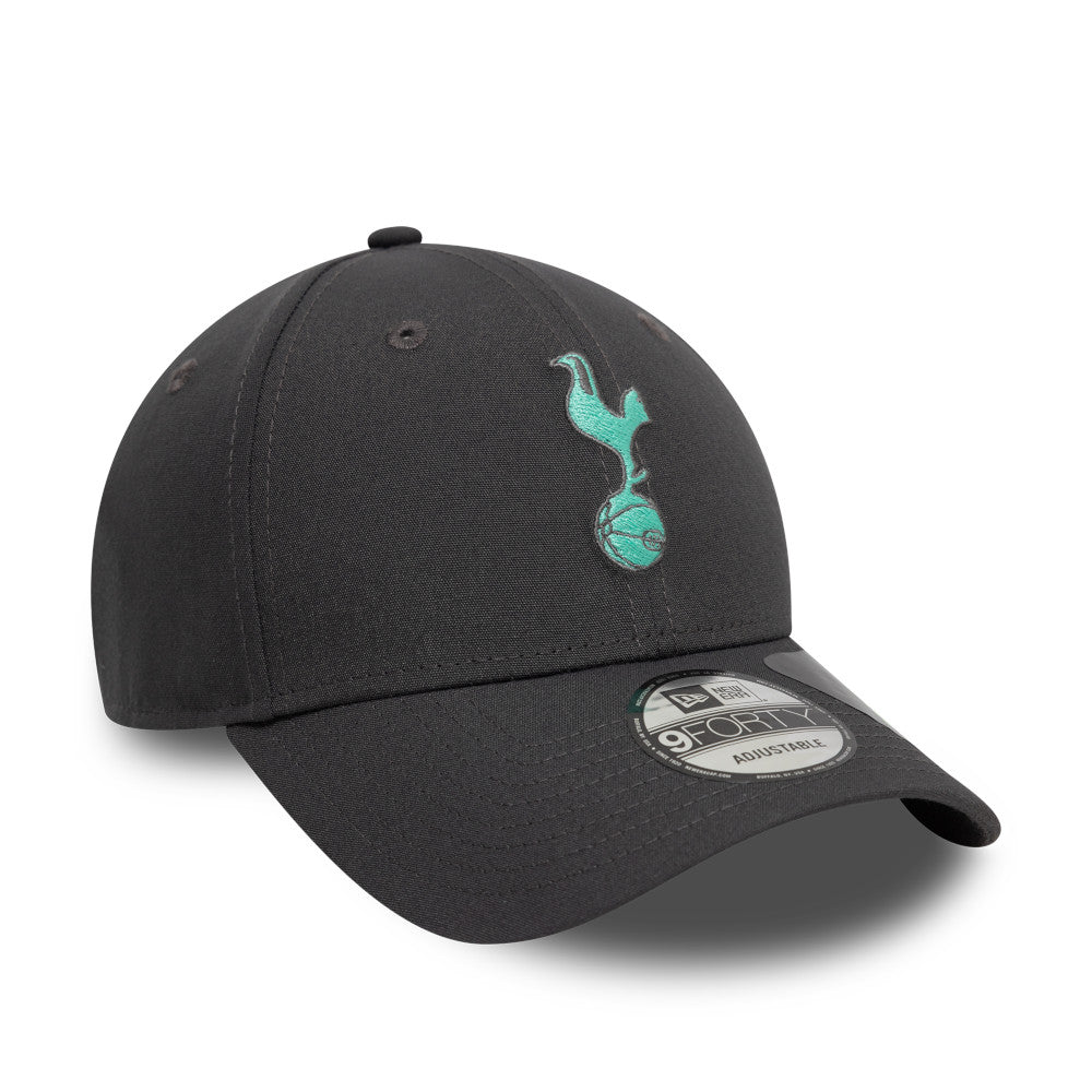 Tottenham Hotspur FC Hat - Seasonal Graphite Grey EPL 9Forty Strapback Cap - New Era